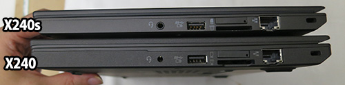 ThinkPad X240とX240sの比較、違いは何？ 厚さ