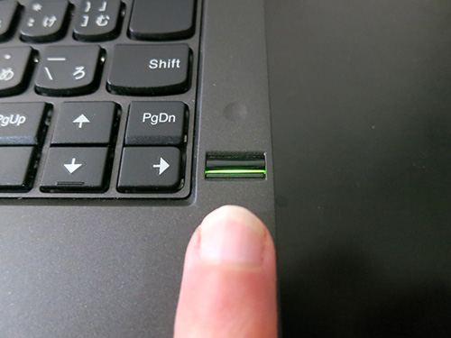 ThinkPad x240s 指紋認証の使い心地は？