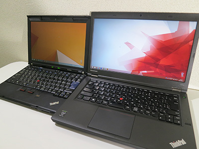 ThinkPad T440pとX200s windows8.1の起動時間を比べてみた