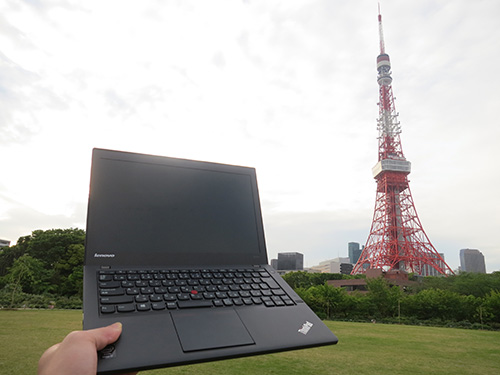 東京タワーとThinkPad X240s