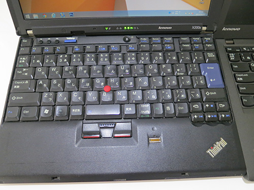 ThinkPad X200s ７列 伝統のキーボード