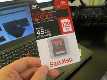 sandisk extrem　SDXCカード 128GBを買った