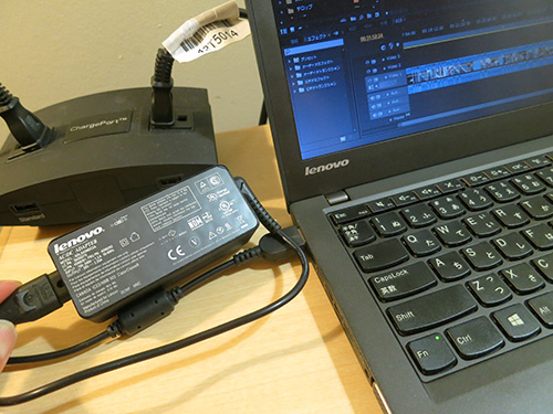 ThinkPadは海外の電圧が違う地域でも問題なく使える