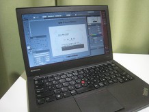 ThinkPad X240sとイラストレーターを使って名刺作成