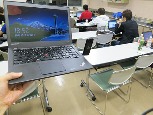 ThinkPad が９台集まってビジネスセミナー