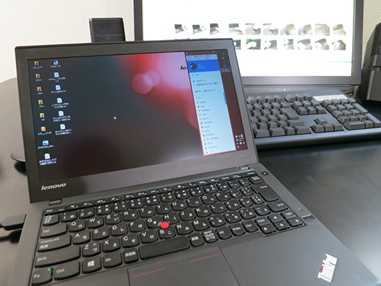 ThinkPad X240sを使ってスカイプ通話 ビジネスの打ち合わせに最適