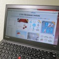 ThinkPad X240s でクリスマス素材を使ってバナー作成