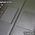 ThinkPad X250 と X240 トラックパッド クリックボタン部分