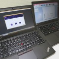 ThinkPad X250と X240sを使ってセミナー講師の予行演習