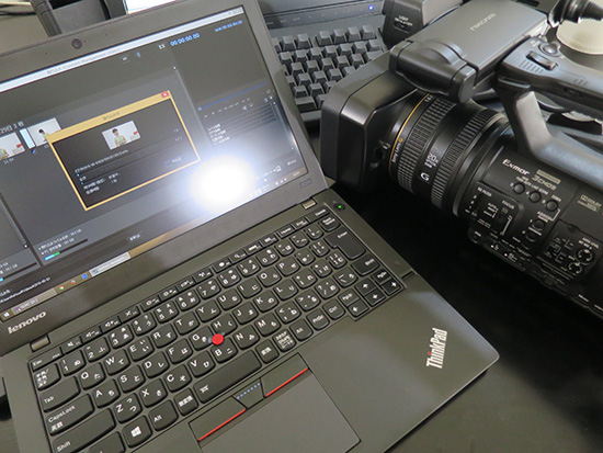 動画編集をするのでThinkPad X250とデスクトップパソコンを２台持ち