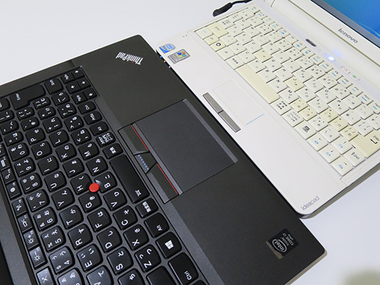 ThinkPadとレノボのキーボードは全く作りが違う