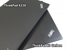ThinkPad X1 Carbon 2015 と X250 天板の材質はカーボンとグラスファイバー