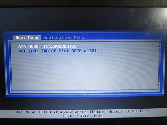 ThinkPad X230 SSDを新たに取り付けたらブートメニューが出てきた