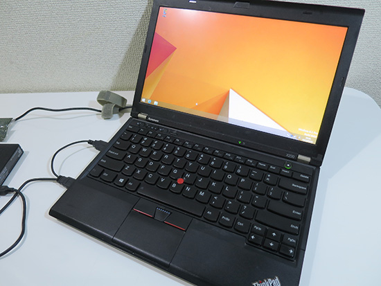 ThinkPad X230 のSSDにWindows8をクリーンインストールして完全修復