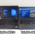ThinkPad X250とX230厚さの違い 実機を並べてみた