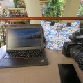 ハワイで無料WIFI ThinkPad X250を持ってどこでもオフィス
