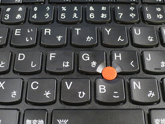 ThinkPad Yoga 260 の日本語キーボード キートップが汚れにくていい