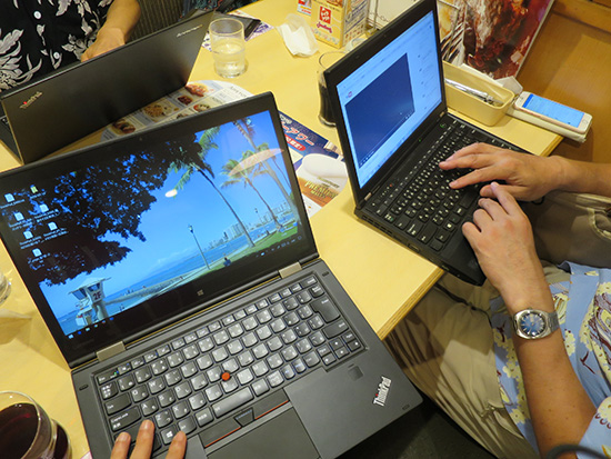 ThinkPad X1 Carbon 2015 マルチタッチ液晶とX1 YogaとX230