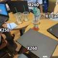 ThinkPad X260 ２台とX250 X1 Carbon