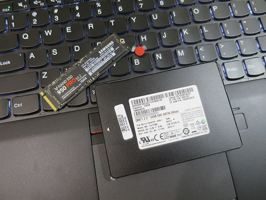 M.2 2280 SSDとSATA2.5インチSSDの違い