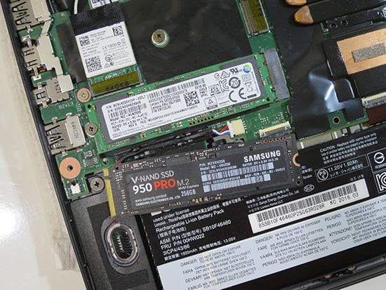 T460s SATA SSDからNVMe SSDにするメリットはある？