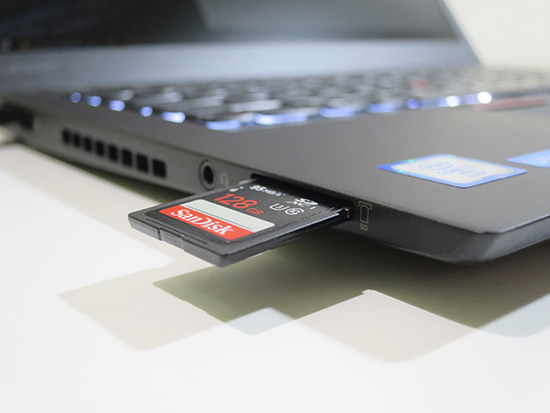 ThinkPad T460s 内蔵SDカードスロット