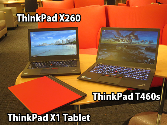 海外出張にThinkpad X260 T460s X1 Tablet