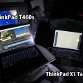 ThinkPad T460s と X1 Tablet 飛行機内で使い分け