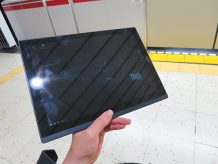 スマホの代わりにThinkPad X1 Tablet 都営地下鉄ホームでlte通信