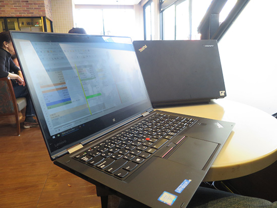 ThinkPad X1 YogaとX240
