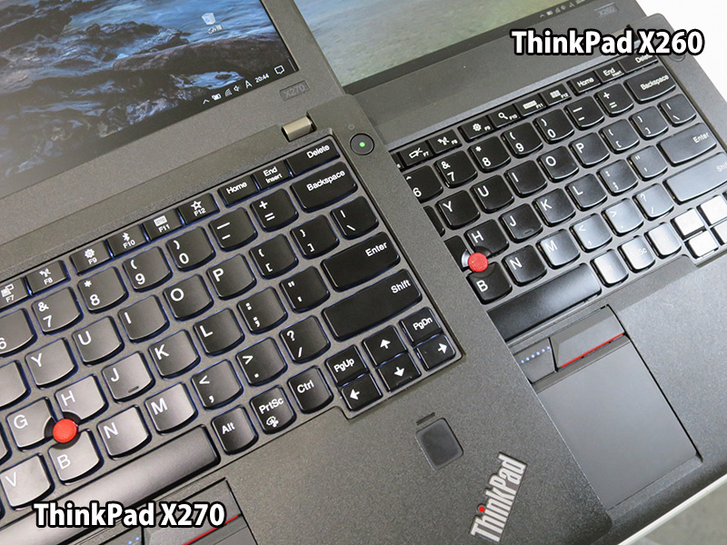 ThinkPad X270とX260 英語キーボード