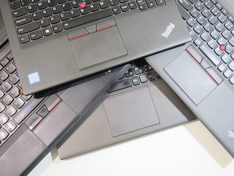 過去ThinkPad X200系のタッチパッドとクリックボタン
