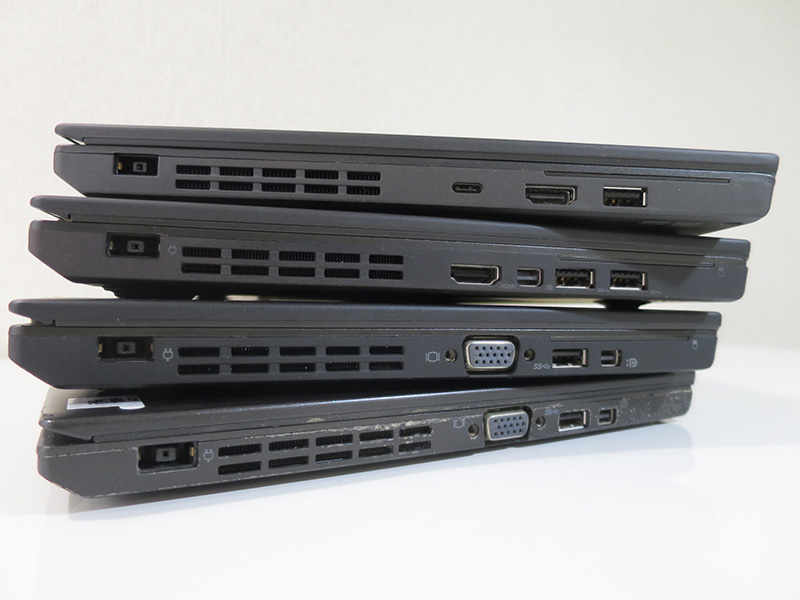 ThinkPad X240s X250 X260 X270 左側面 ポートの変遷