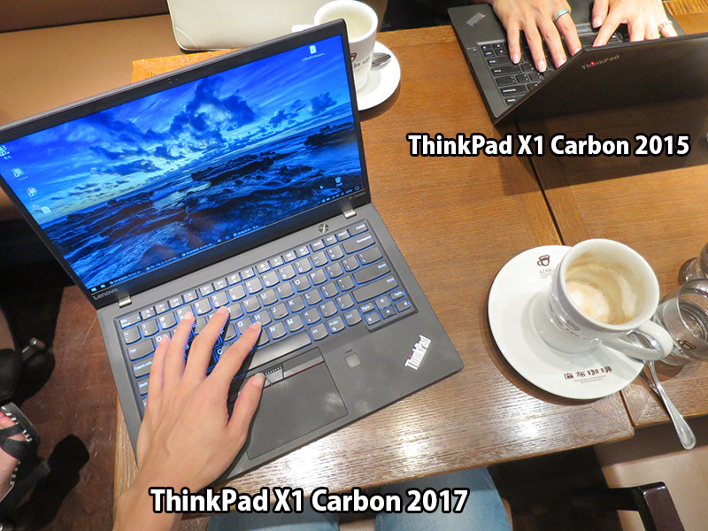 Thinkpad X1 Carbon 2017と2015