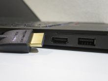 ThinkPad X270 HDMI端子からプロジェクターにつなげるのが便利