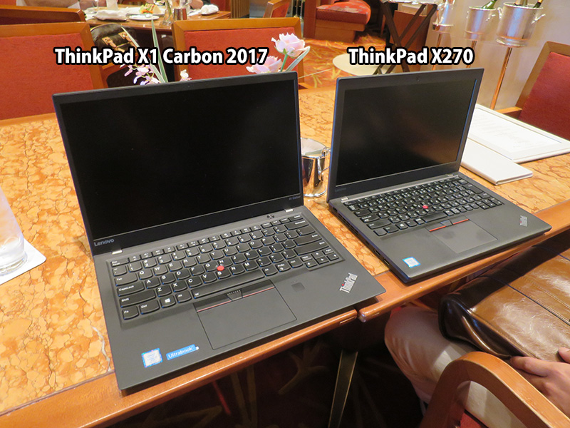 x1 Carbonとx270 ThinkPadを象徴する2機種