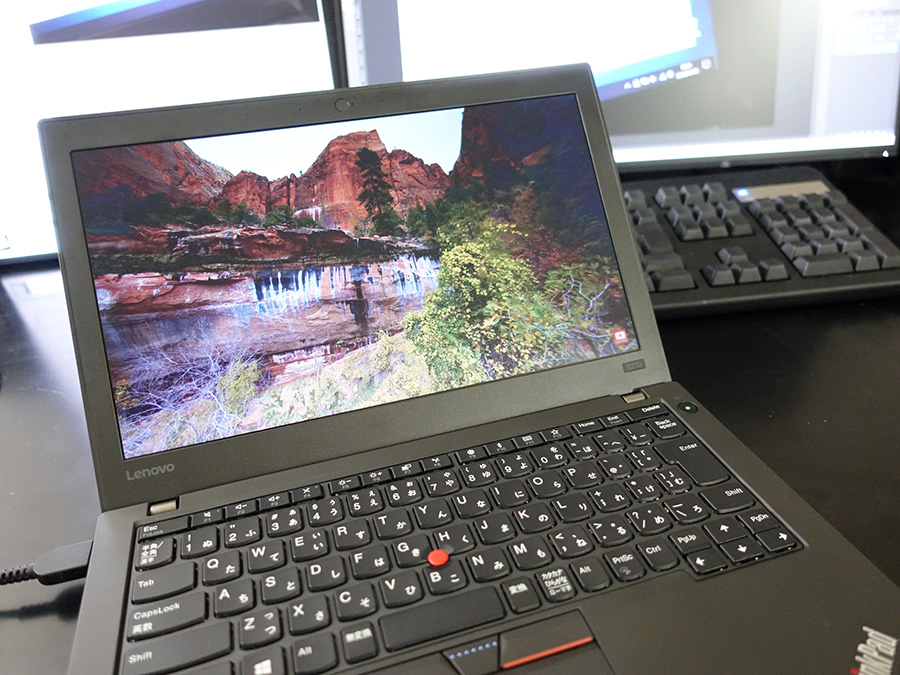 ThinkPad X270 Core i3-7100U メモリ4GB 最小構成で使ってみる 