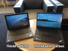 ThinkPad X280 X1 Carbon 2台持って海外出張へ