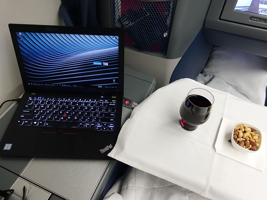 デルタ飛行機内で有料Wifiに接続 速度は？ 2018年6月