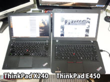壊れたThinkPad X240からSSDとメモリをE450に移行