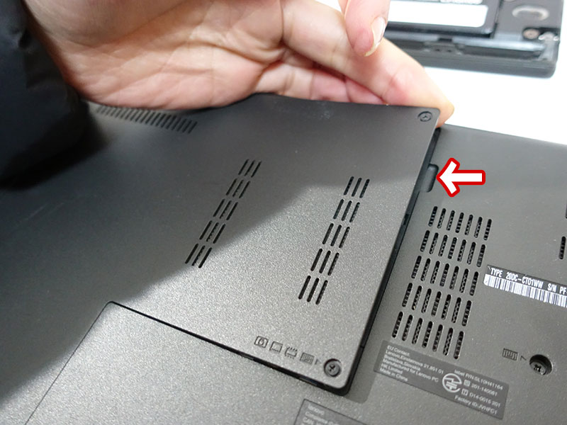 ThinkPad E450 HDDからSSDへ換装 メモリ増設方法 交換後の感想 