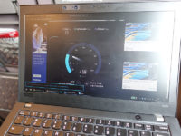 OCNモバイルONE 電車移動中の速度 2019年3月