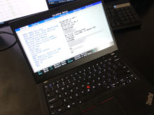 ThinkPad X390 BIOS表示 内部バッテリー無効化の方法