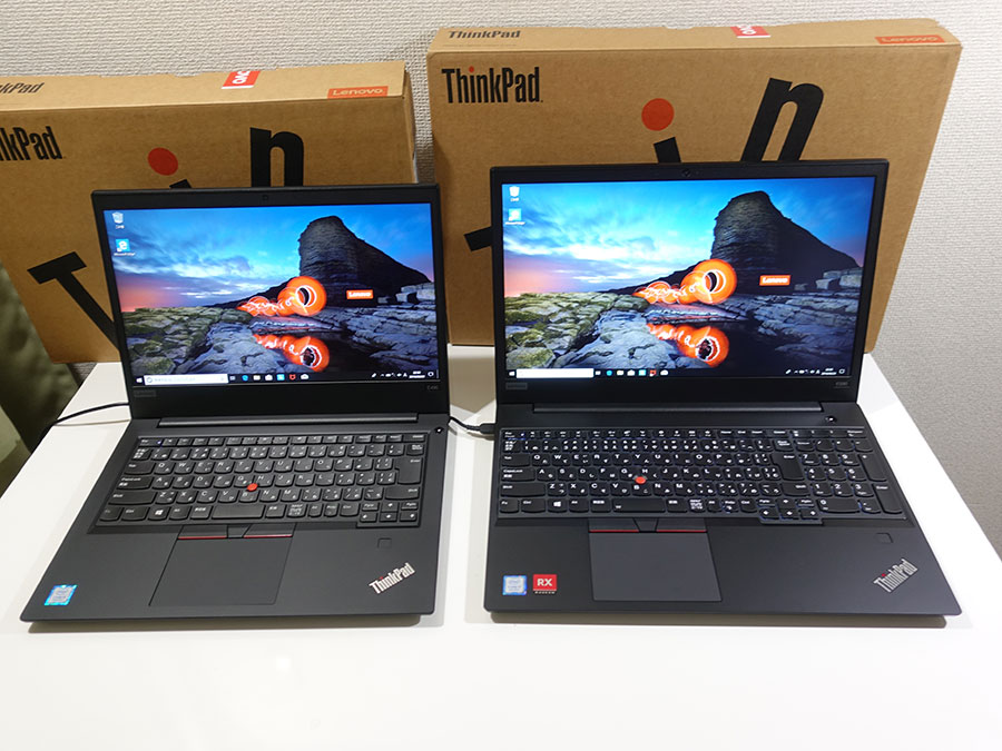 ビジネス仕様にセットアップしたThinkPad E490とE590